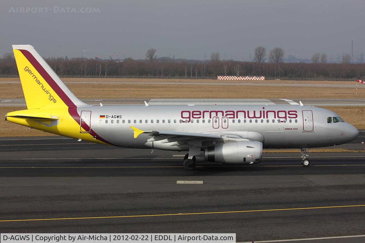 D-AGWS, 2012 Airbus A319-132 C/N 4998, Germanwings, Airbus A319-132, CN: 4998