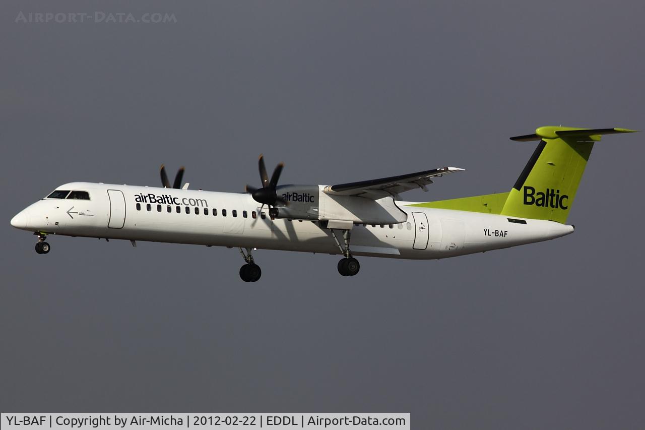 YL-BAF, 2009 De Havilland Canada DHC-8-402Q Dash 8 C/N 4293, Air Baltic, De Havilland Canada DHC-8-402Q Dash 8, CN: 4293