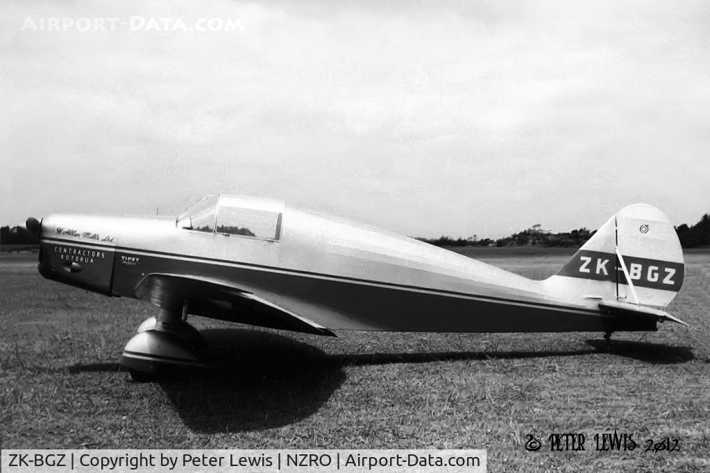 ZK-BGZ, 1947 Tipsy Belfair C/N 532, H Allen Mills, Rotorua