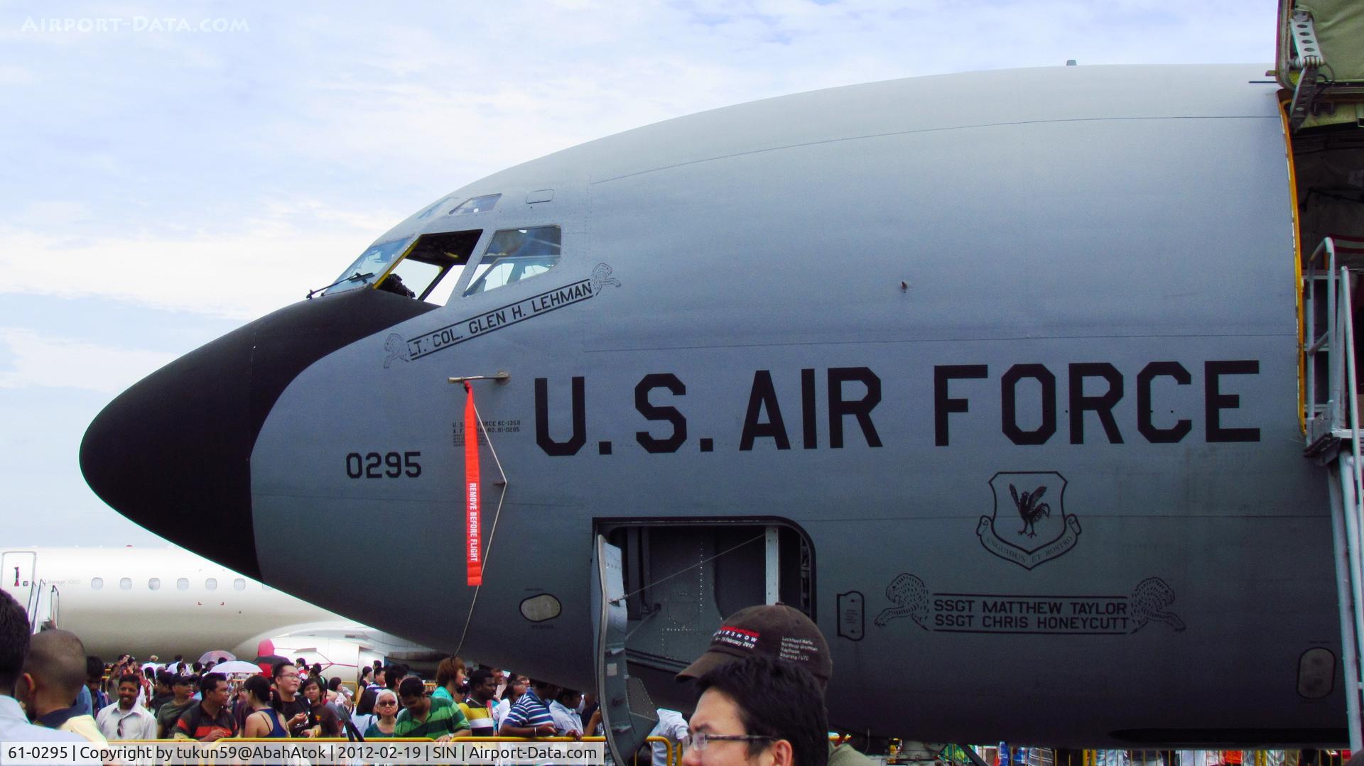 61-0295, 1961 Boeing KC-135R Stratotanker C/N 18202, United States Air Force