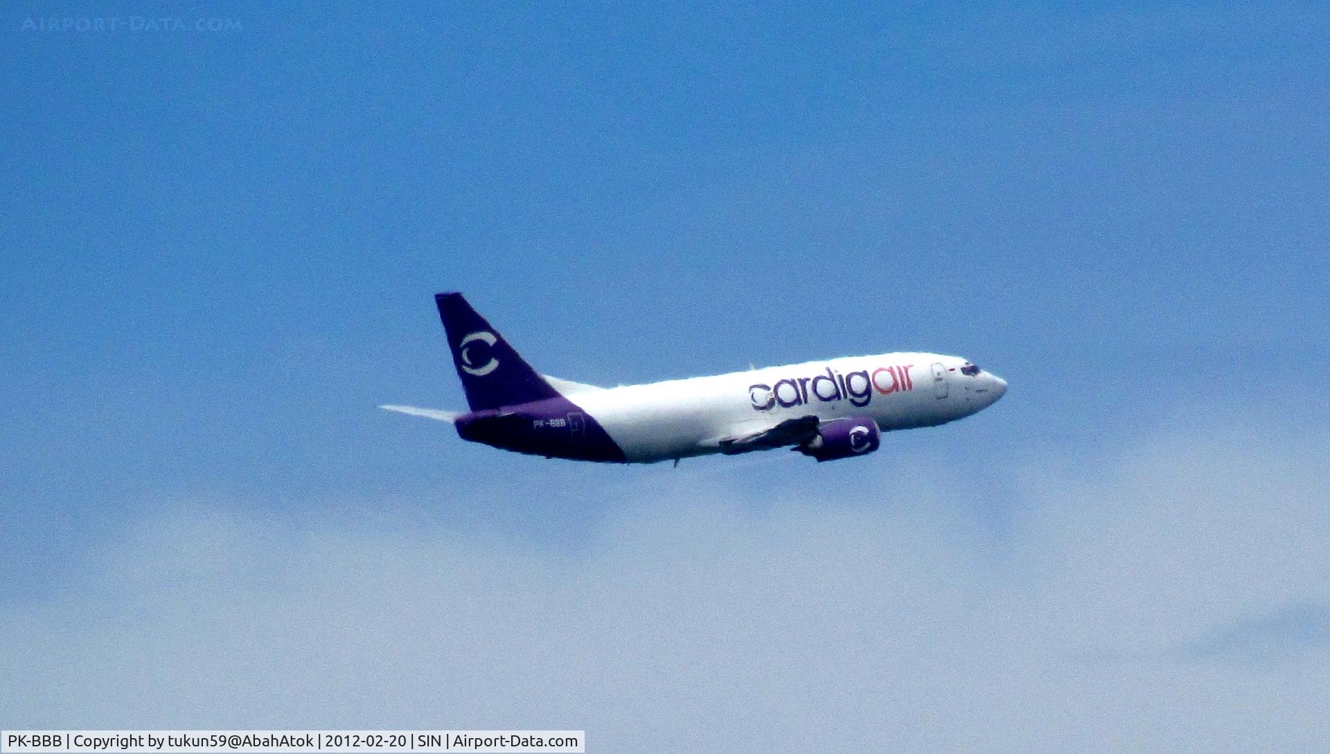 PK-BBB, 1986 Boeing 737-347F C/N 23598/1289, Cardig Air Cargo