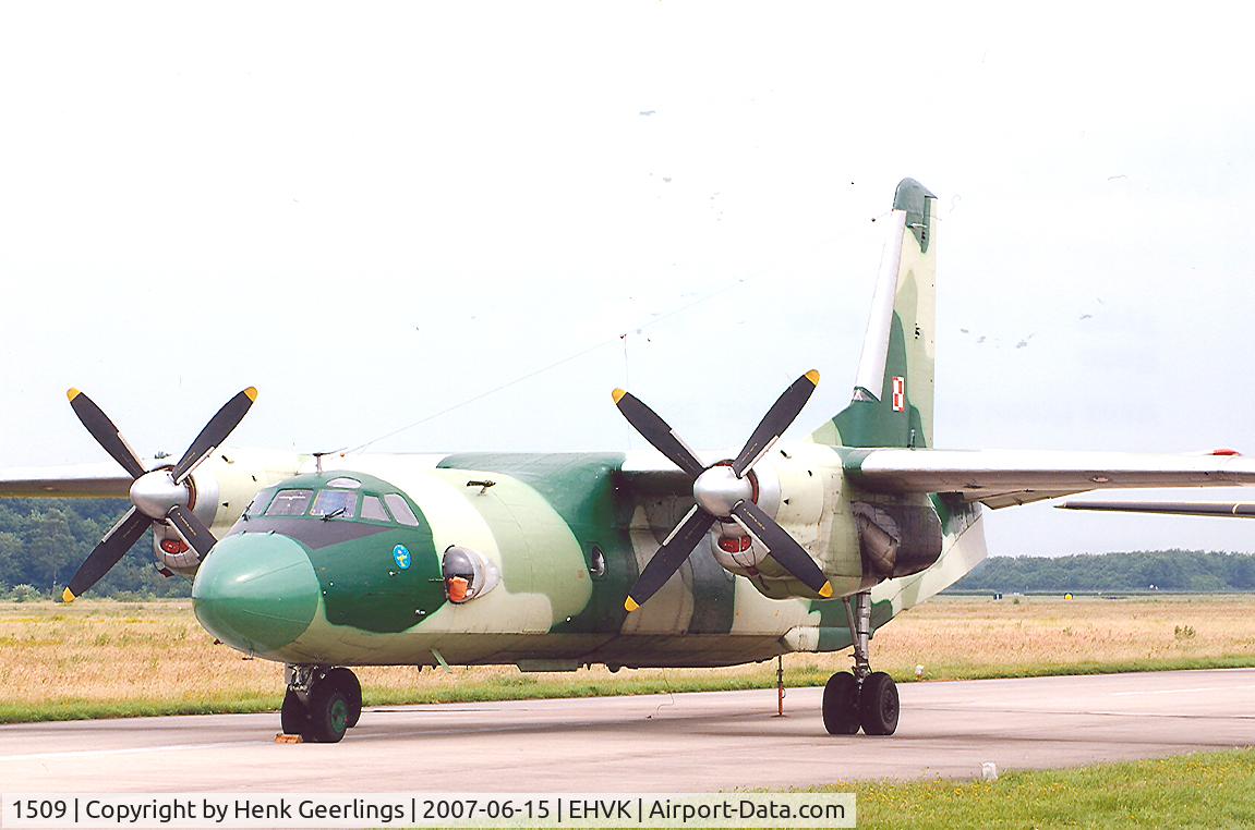 1509, Antonov An-26 C/N 1509, Polish AF. Dutch AF Open House at Volkel AB - 2007