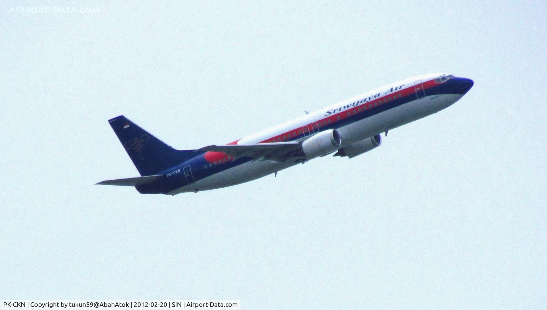PK-CKN, 1992 Boeing 737-4Q8 C/N 26281, Sriwijaya Air