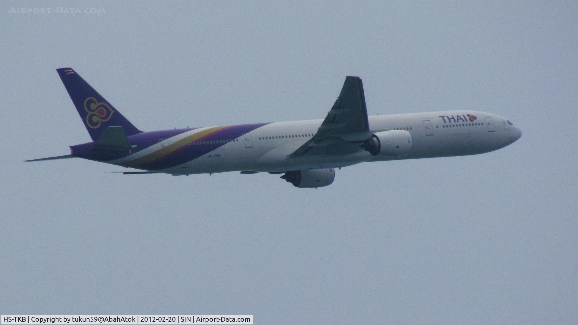 HS-TKB, 1998 Boeing 777-3D7 C/N 29151, Thai Airways International
