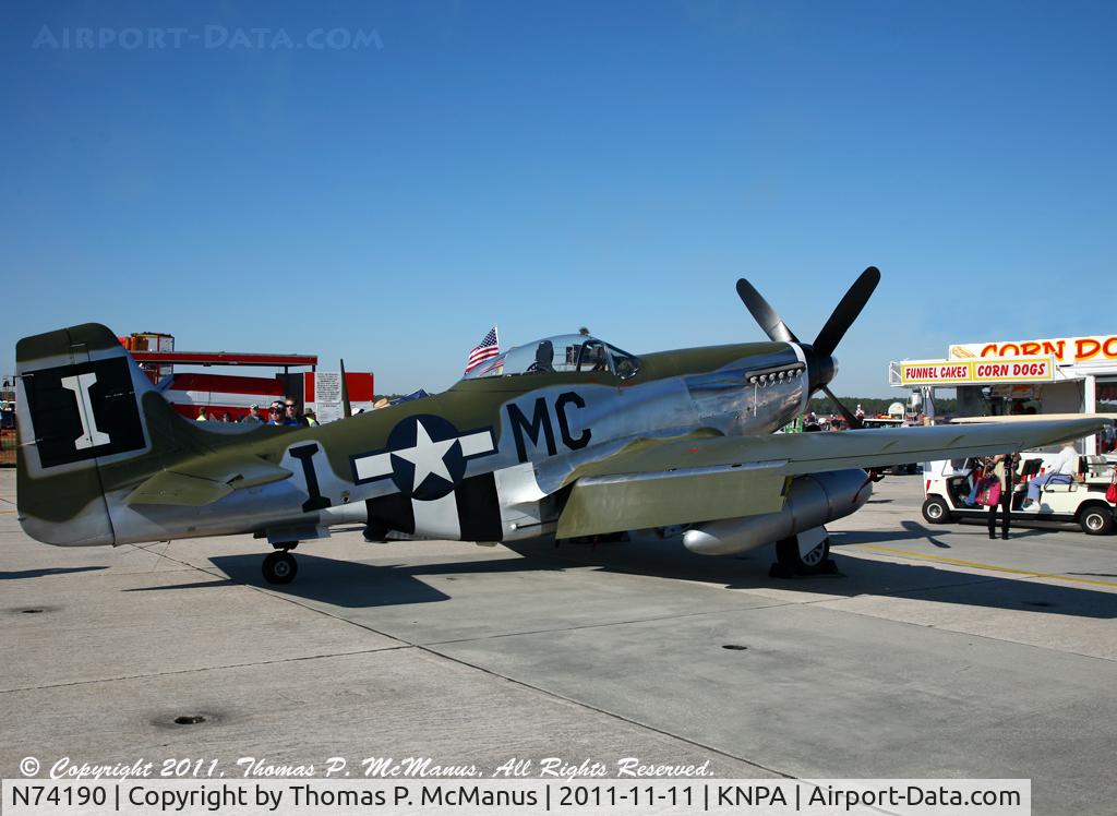 N74190, 1944 North American F-51D Mustang C/N 44-75452, North American P-51D 