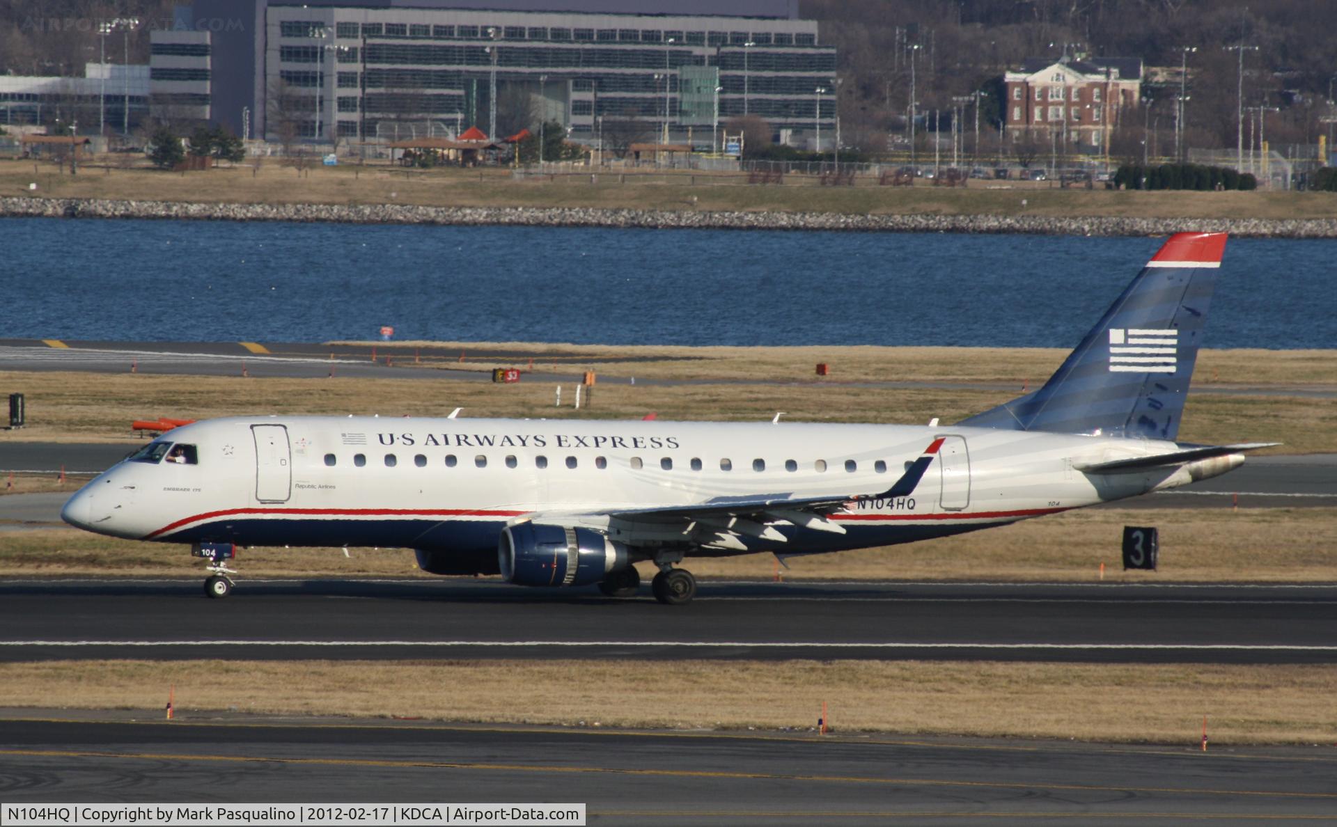 N104HQ, 2007 Embraer 175LR (ERJ-170-200LR) C/N 17000160, ERJ 170-200 LR