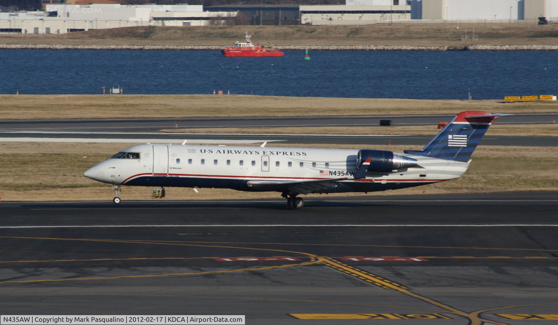 N435AW, 2002 Bombardier CRJ-200ER (CL-600-2B19) C/N 7724, CL-600-2B19