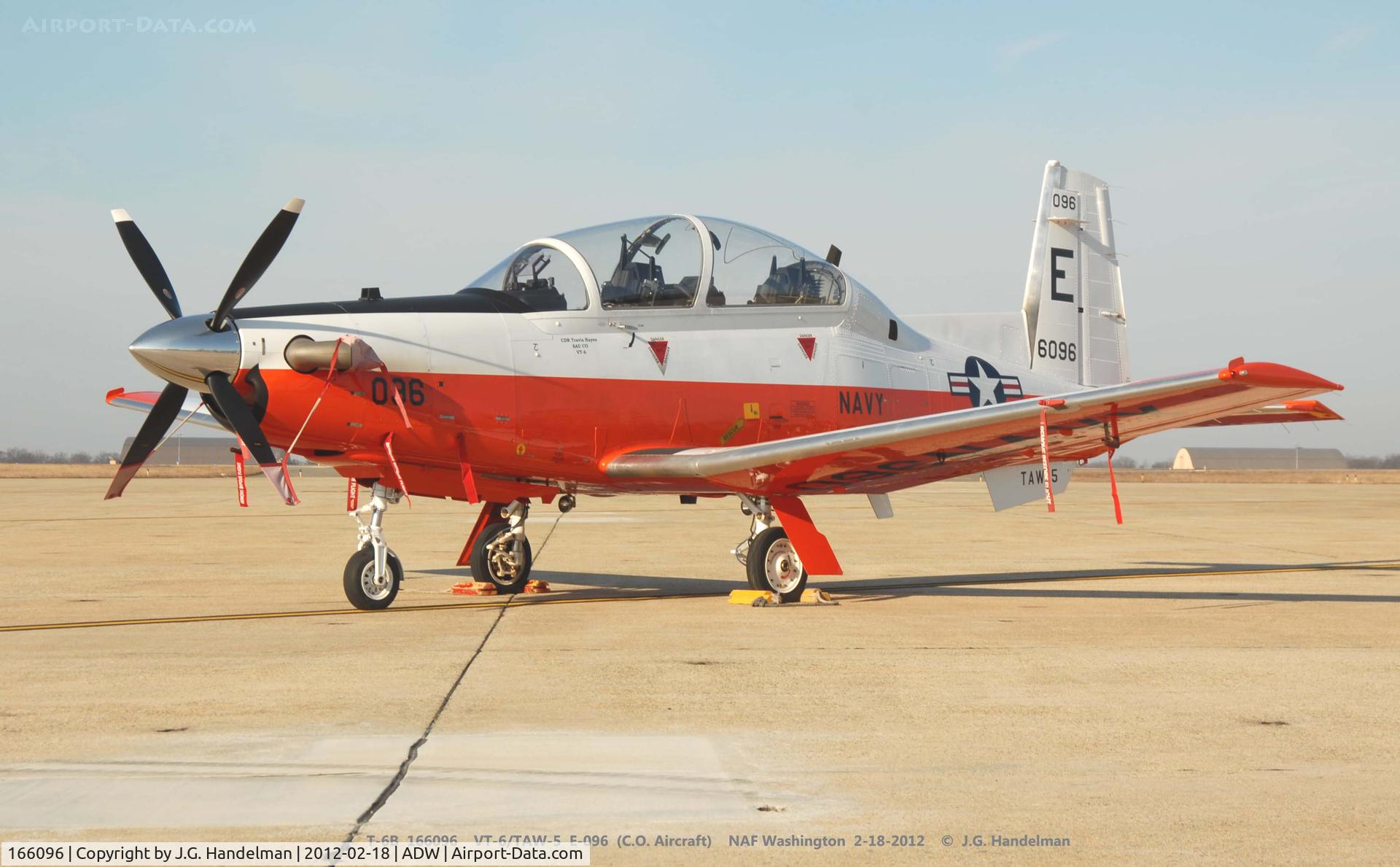 166096, Raytheon T-6B Texan II C/N PN-87, at NAF Washington