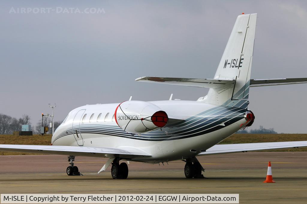 M-ISLE, 2009 Cessna 680 Citation Sovereign C/N 680-0265, 2009 Cessna 680 Citation Sovereign, c/n: 680-0265 at Luton