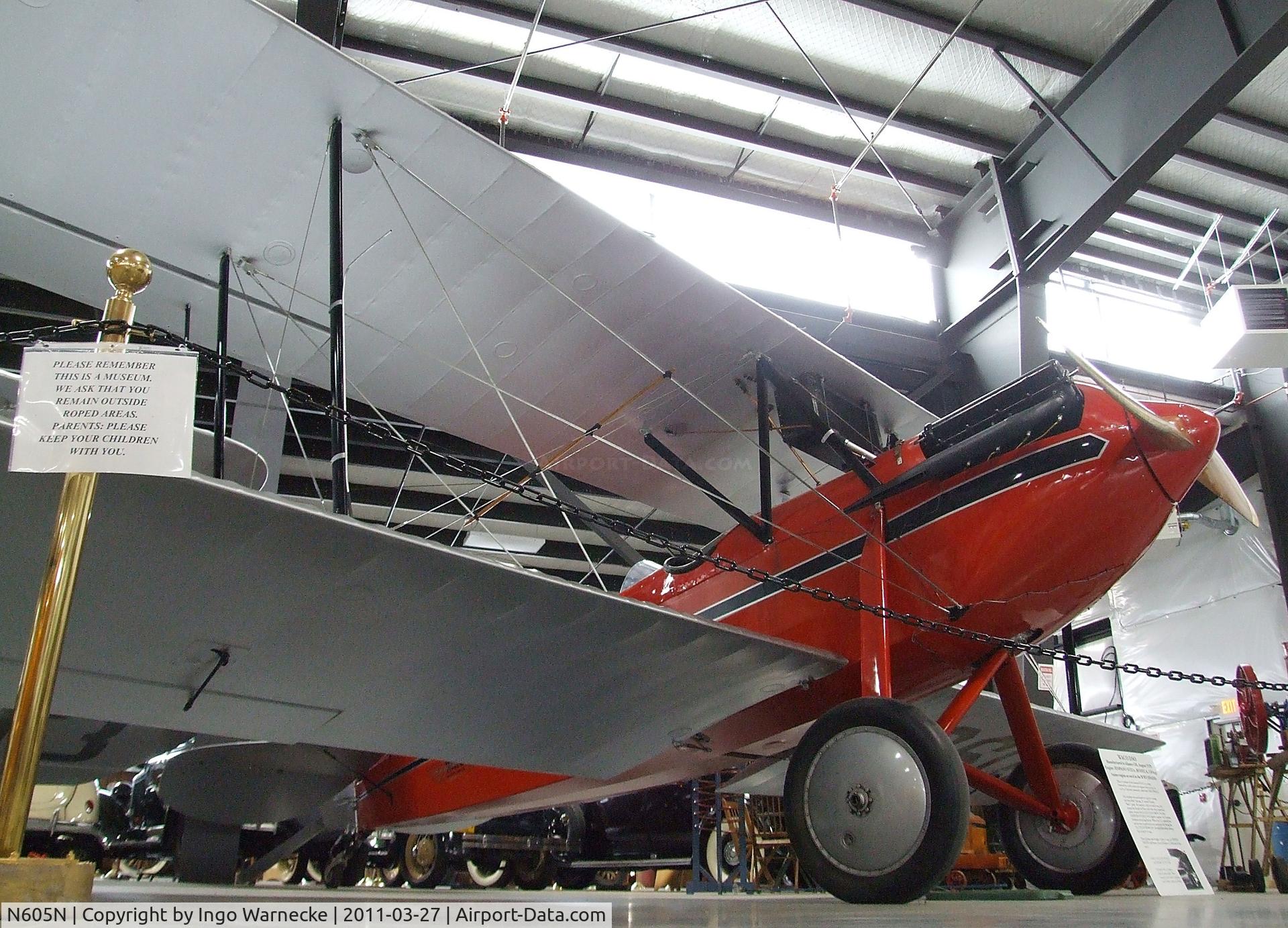 N605N, 1929 Waco DSO C/N 3006, Waco DSO at the Western Antique Aeroplane and Automobile Museum, Hood River OR