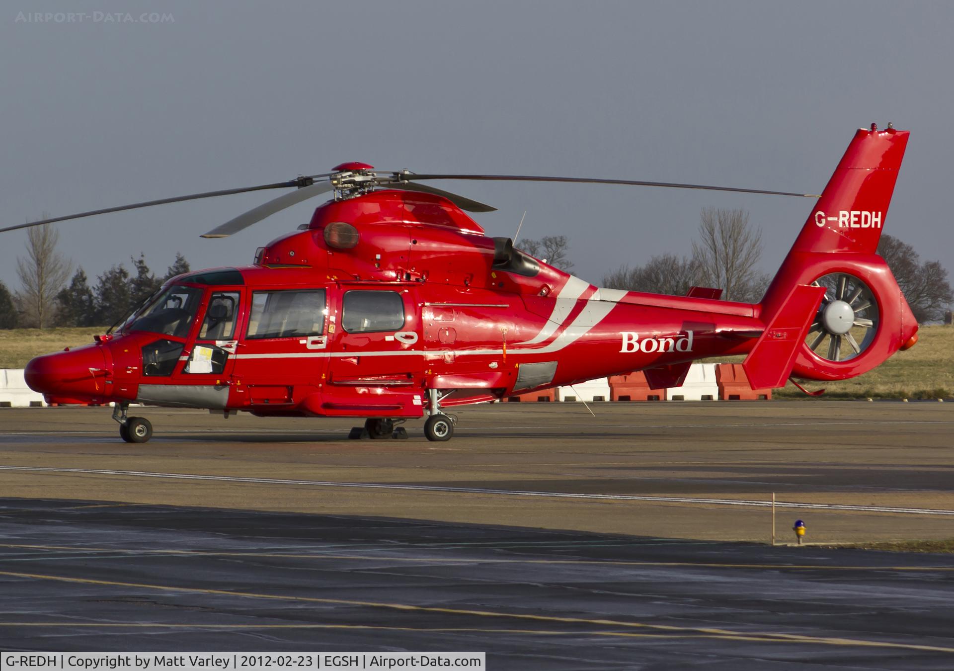 G-REDH, 2010 Eurocopter AS-365N-3 Dauphin 2 C/N 6911, Sat on stand at Skydrift.