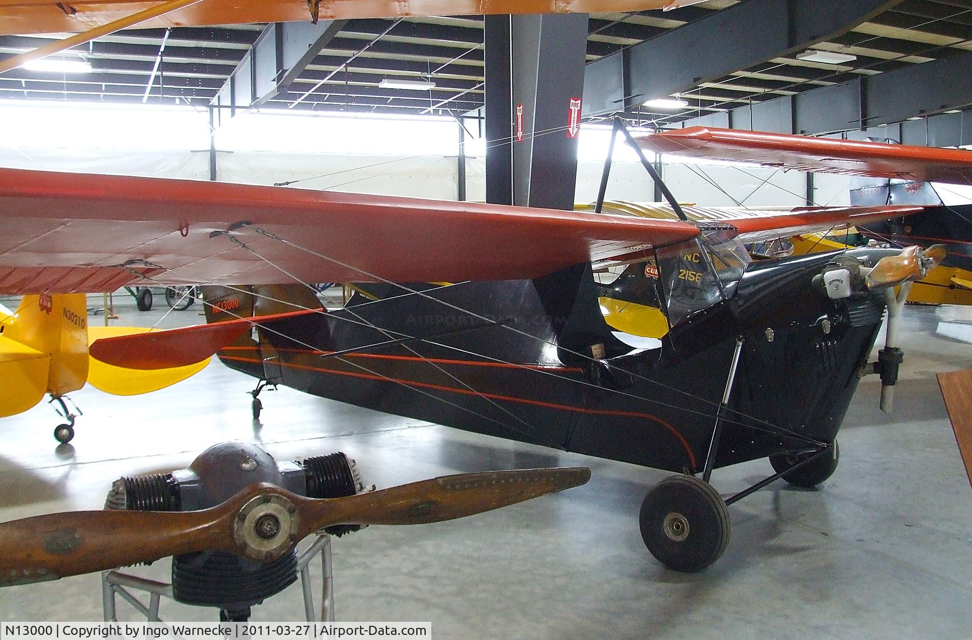 N13000, 1932 Aeronca C-3 C/N A-215, Aeronca C-3 at the Western Antique Aeroplane and Automobile Museum, Hood River OR