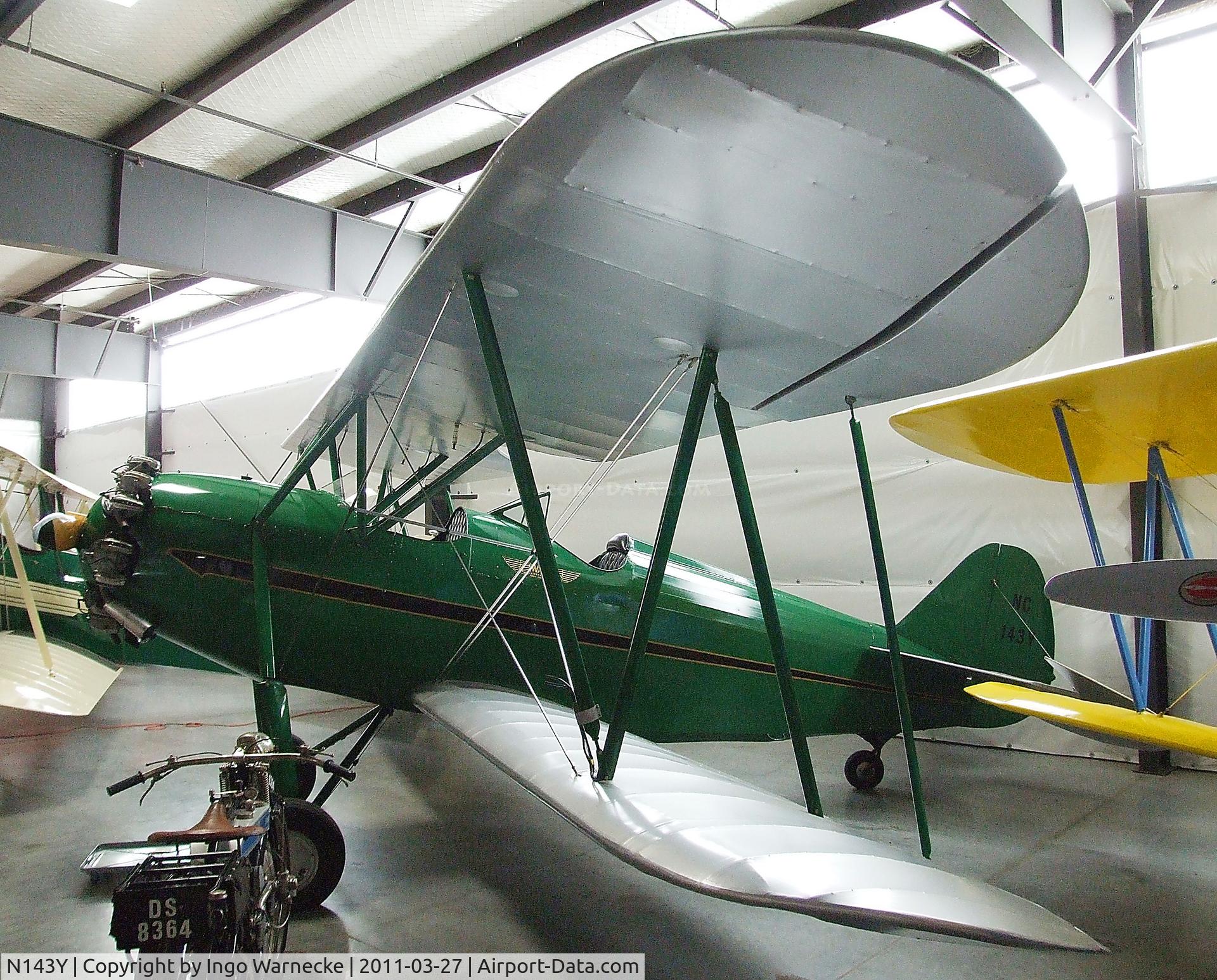 N143Y, 1931 Waco RNF C/N 3417, Waco RNF at the Western Antique Aeroplane and Automobile Museum, Hood River OR