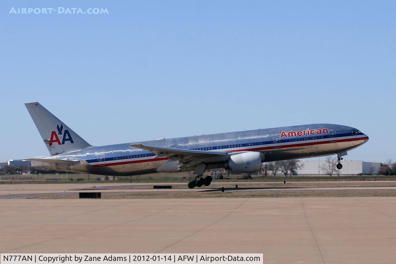 N777AN, 1999 Boeing 777-223 C/N 29585, At Alliance Airport - Fort Worth, TX