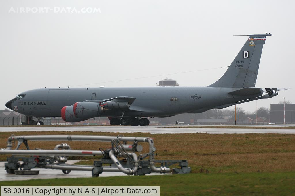 58-0016, 1958 Boeing KC-135R Stratotanker C/N 17761, Based