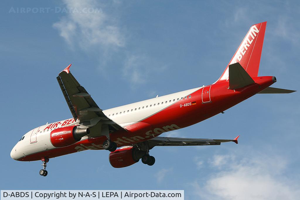 D-ABDS, 2007 Airbus A320-214 C/N 3289, Arriving