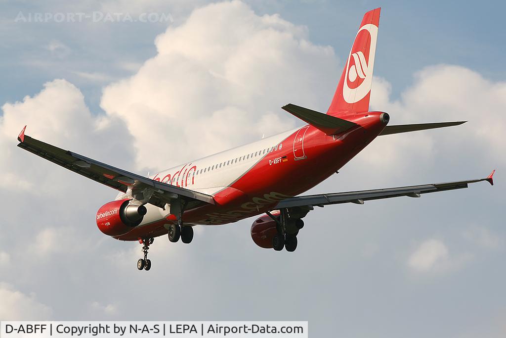D-ABFF, 2010 Airbus A320-214 C/N 4329, Arriving
