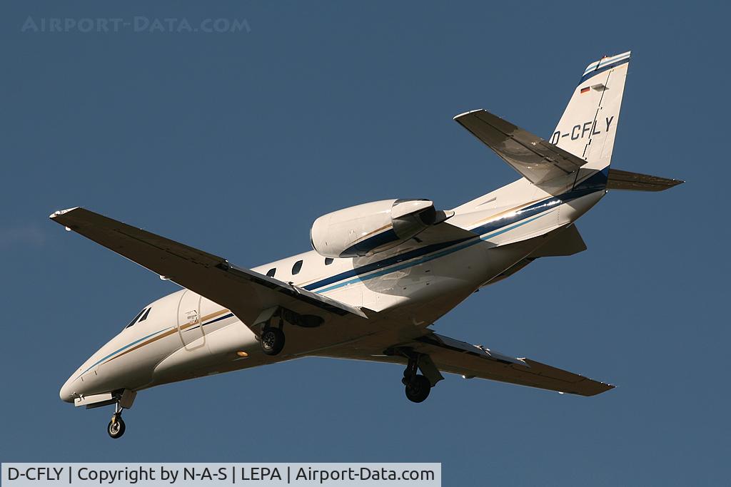 D-CFLY, 2009 Cessna 560 Citation XLS+ C/N 560-6014, Arriving