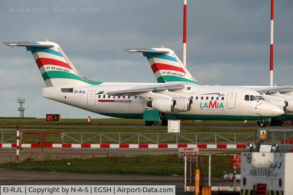 EI-RJL, 1999 British Aerospace Avro 146-RJ85A C/N E2349, To become YV2787 With Lamia