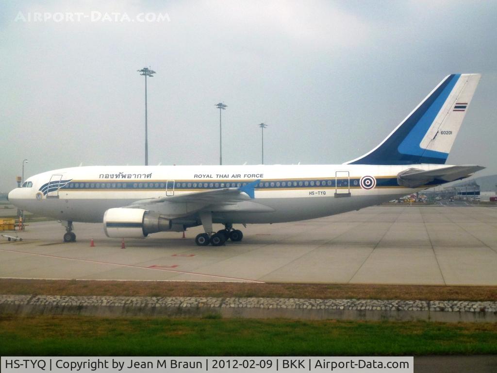 HS-TYQ, 1991 Airbus A310-324 C/N 591, RTAF code 60201