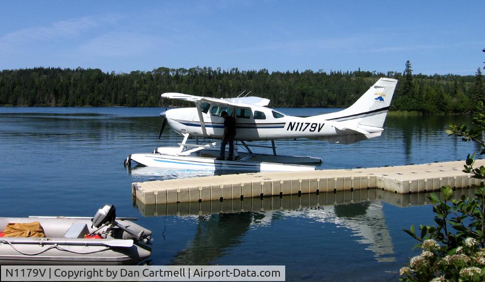 N1179V, 1974 Cessna U206F Stationair C/N U20602501, Tobin Harbor, Isle Royale, August, 2009