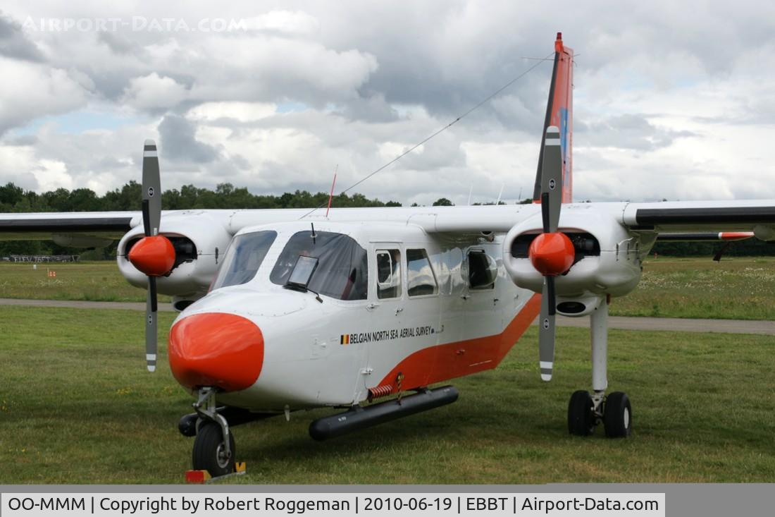 OO-MMM, 1975 Britten-Norman BN-2A-21 Islander C/N 468, 100 years EBBT.BELGIAN NORTH SEA AERIAL SURVEY.