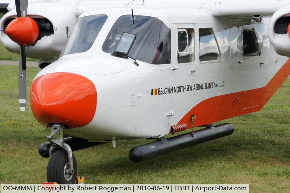 OO-MMM, 1975 Britten-Norman BN-2A-21 Islander C/N 468, 100 years EBBT.BELGIAN NORTH SEA AERIAL SURVEY.