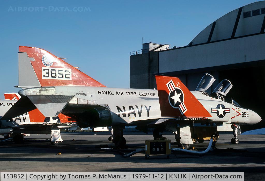 153852, McDonnell F-4J Phantom C/N 2305, A/C assigned to the Naval Air Test Center, Patuxent River, MD.  (35mm Ektachrome 64)