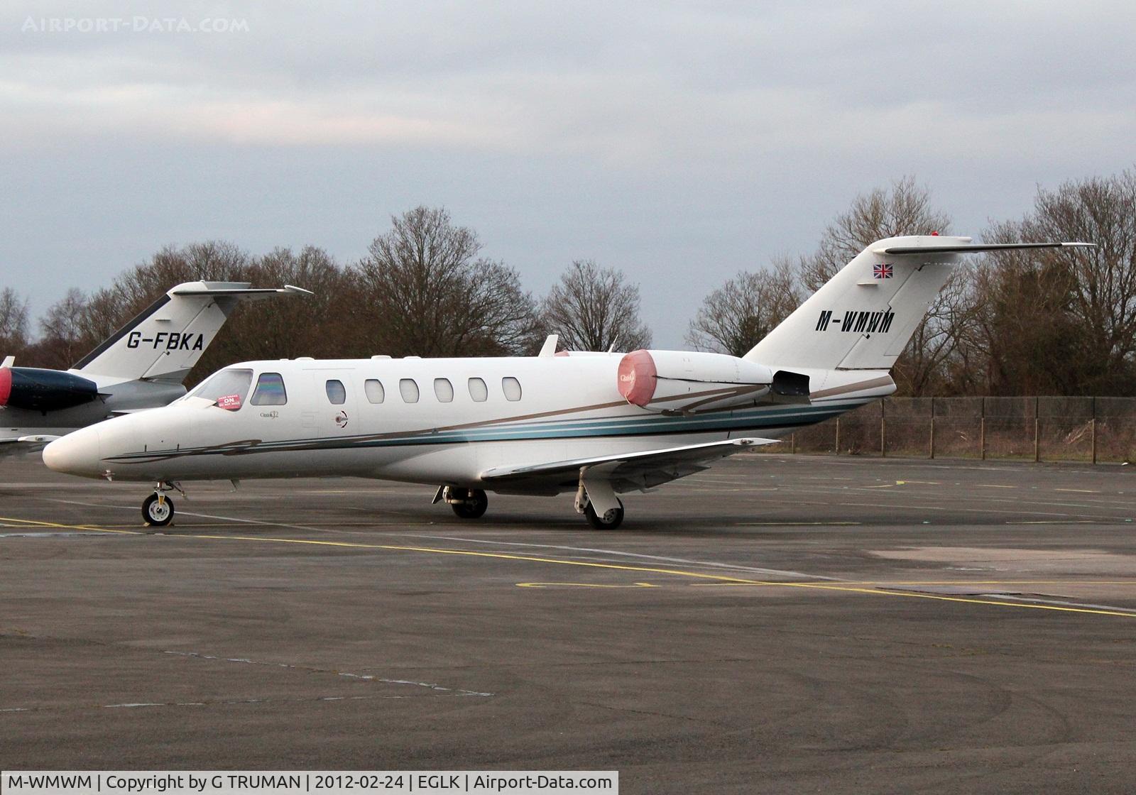 M-WMWM, 2002 Cessna 525A CitationJet CJ2 C/N 525A-0113, Parked up as the sun goes down