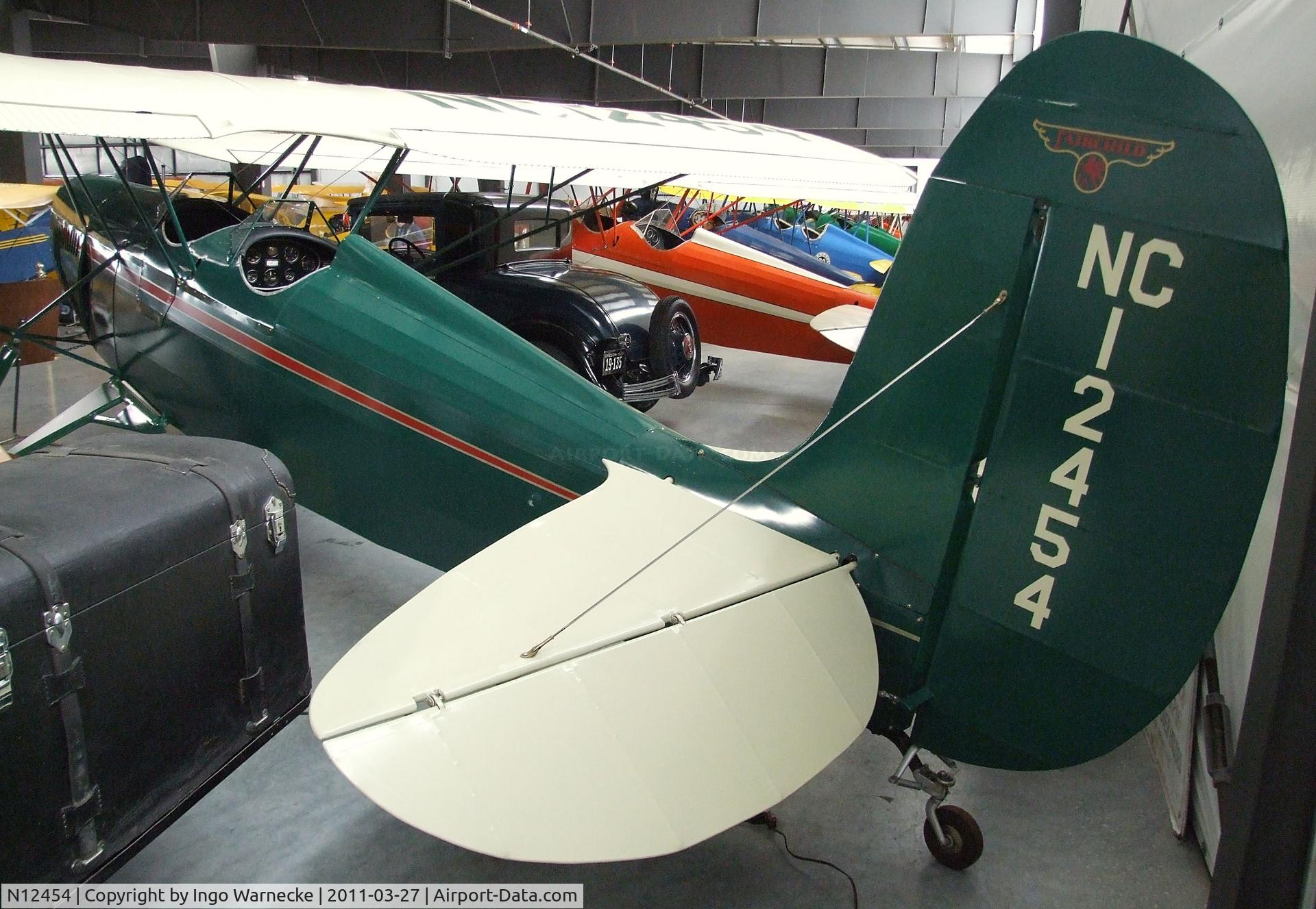 N12454, Fairchild 22 C7B C/N 1503, Fairchild 22 C7B at the Western Antique Aeroplane and Automobile Museum, Hood River OR