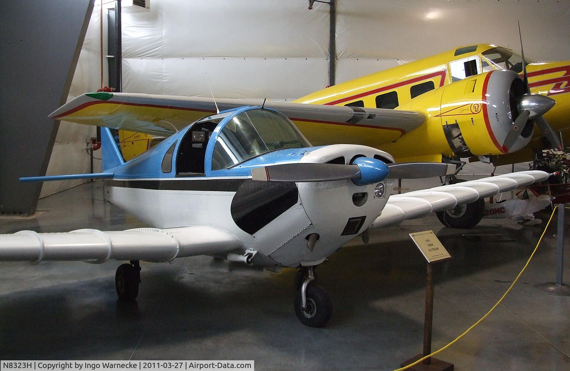 N8323H, 1948 Emigh Trojan A-2 C/N 26, Emigh Trojan A-2 at the Western Antique Aeroplane and Automobile Museum, Hood River OR