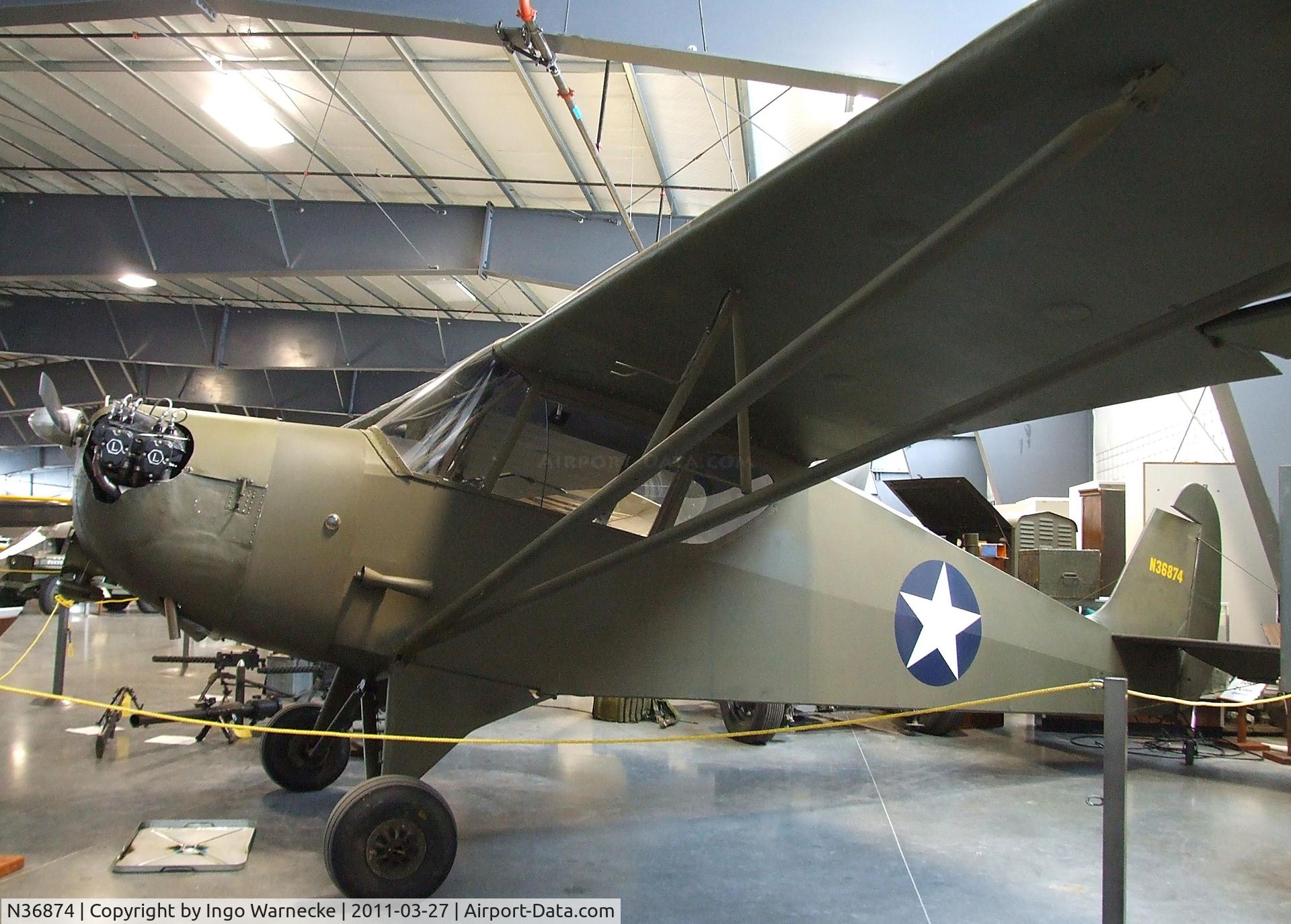 N36874, 1941 Aeronca 65-TAL C/N L1971TA, Aeronca 65-TAL (TC-65 Defender) at the Western Antique Aeroplane and Automobile Museum, Hood River OR