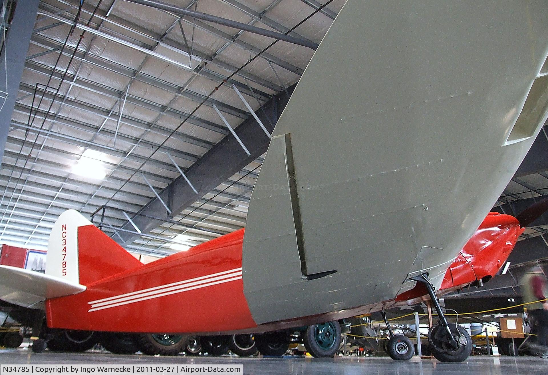 N34785, 1941 Culver LCA C/N 236, Culver LCA Cadet at the Western Antique Aeroplane and Automobile Museum, Hood River OR
