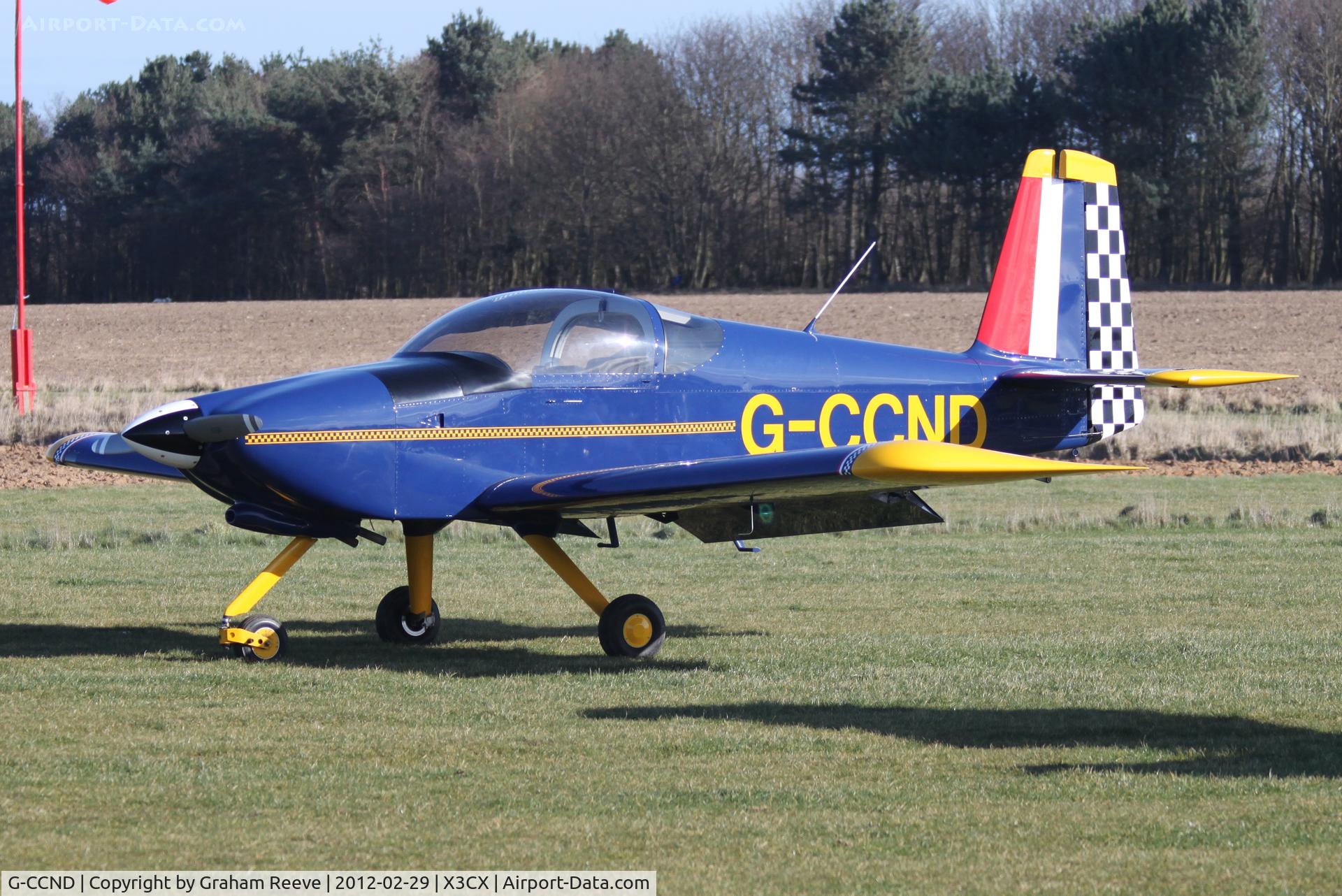 G-CCND, 2006 Vans RV-9A C/N PFA 320-14142, Parked at Northrepps.