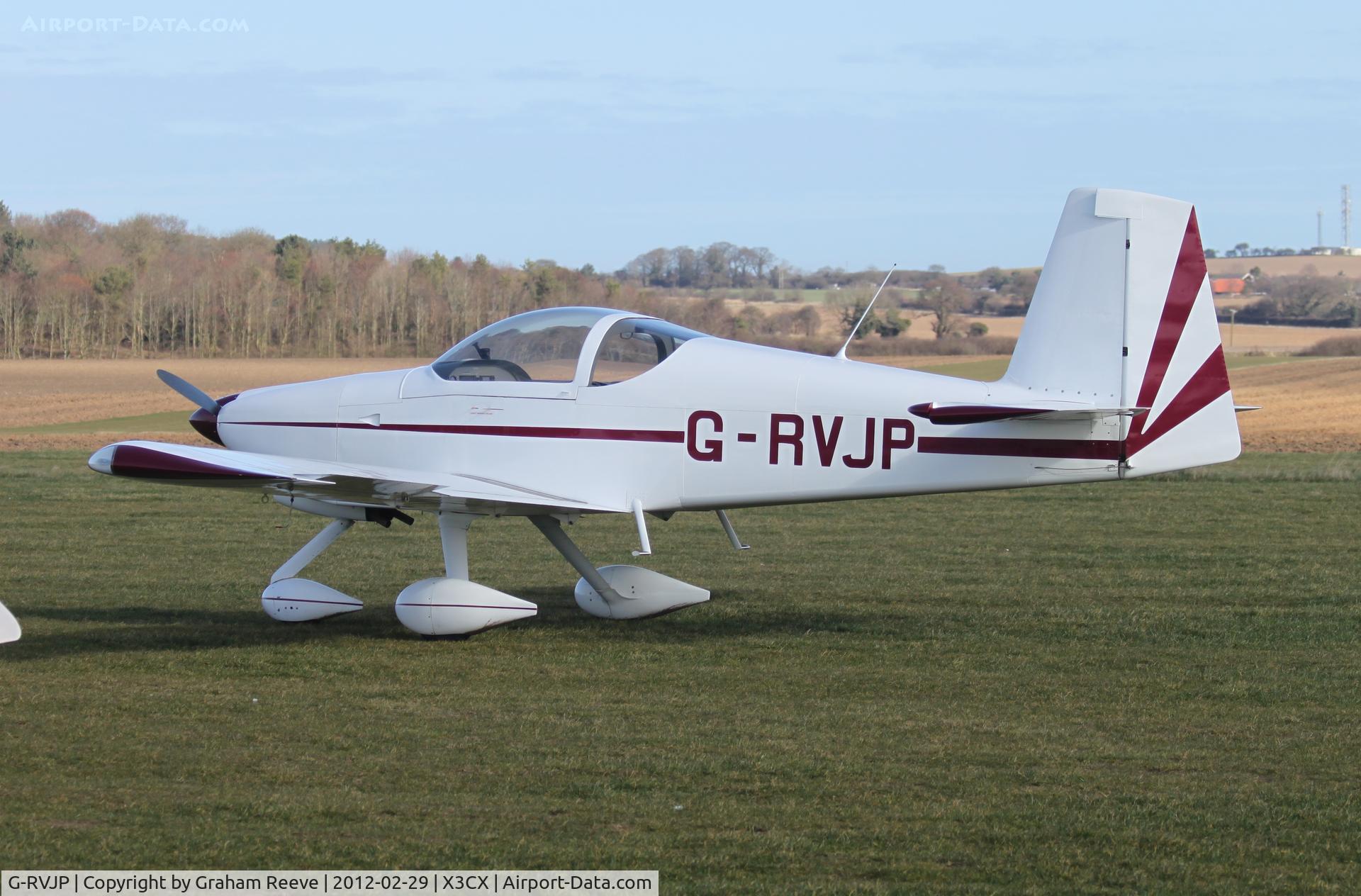 G-RVJP, 2006 Vans RV-9A C/N PFA 320-14364, Parked at Northrepps.