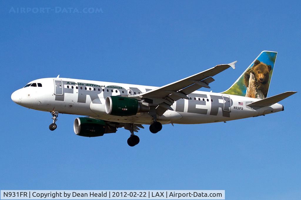 N931FR, 2004 Airbus A319-111 C/N 2253, Frontier Airlines 