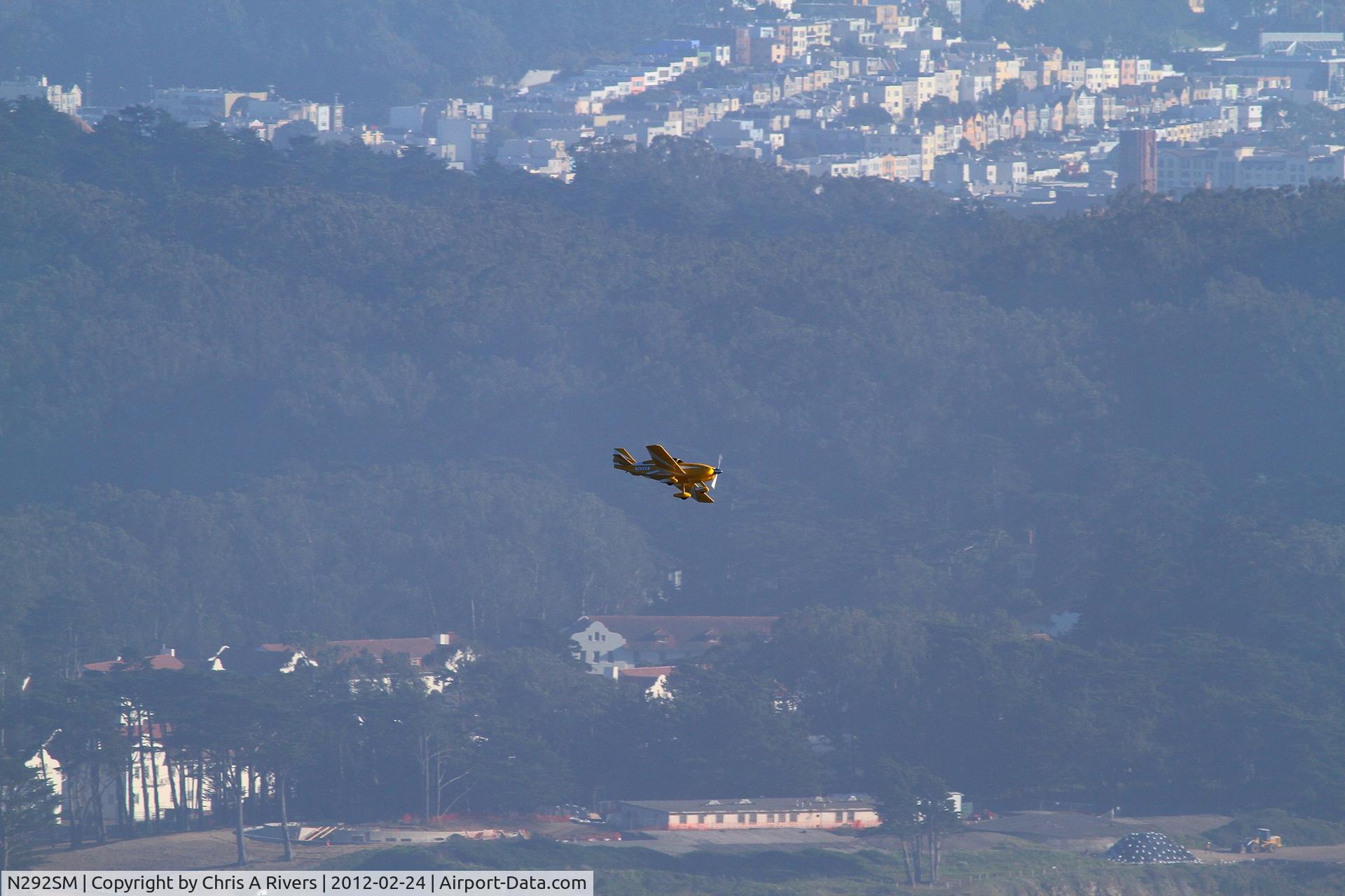 N292SM, Stoddard-Hamilton Glasair SH-2FT C/N 663, Taken from Marin Headlands looking south to the Presidio