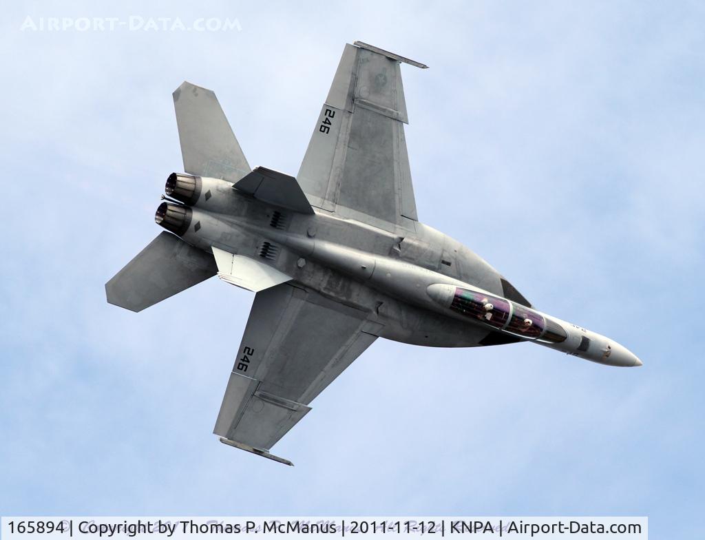 165894, Boeing F/A-18F Super Hornet C/N F054, Flight demo at NAS Pensacola, F/A-18F 
