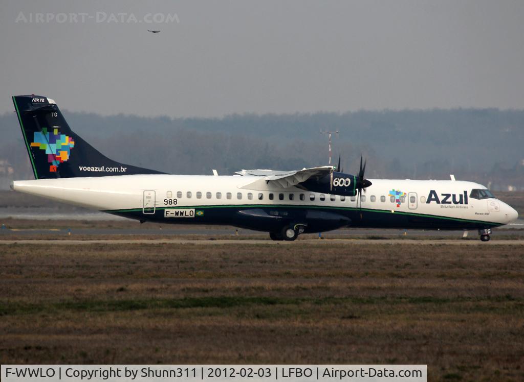 F-WWLO, 2012 ATR 72-600 C/N 988, C/n 988 - To be PR-ATG