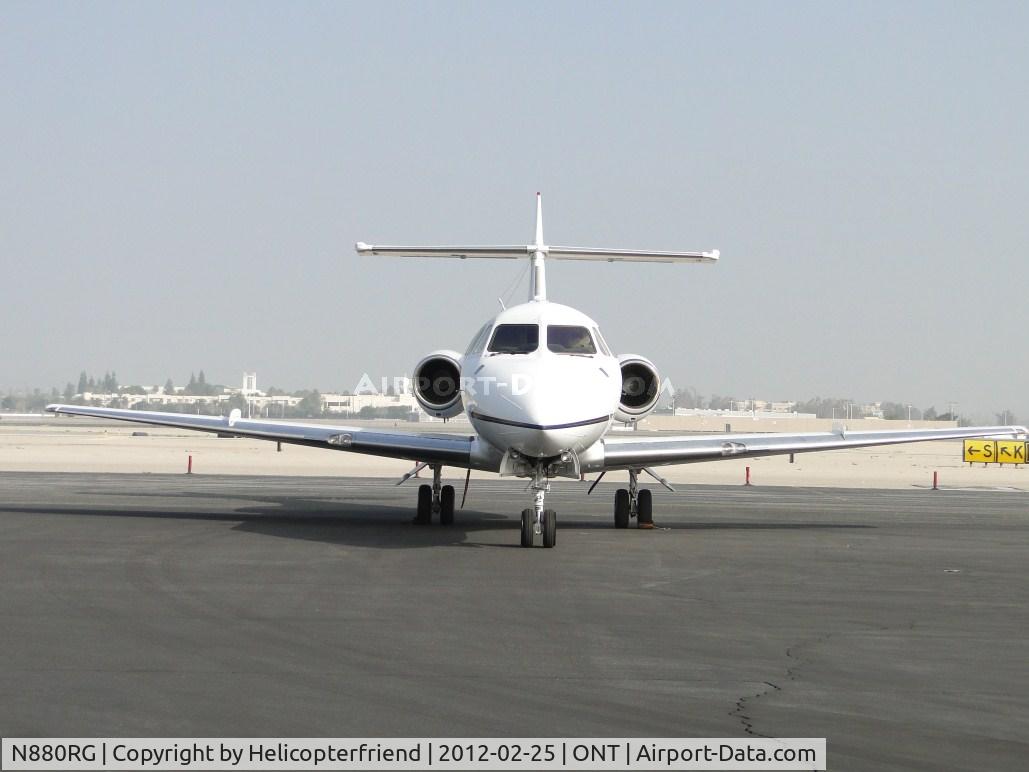 N880RG, 1980 British Aerospace HS.125-700A C/N 257107, Just pulled out and parked on the south side
