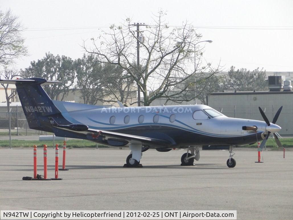 N942TW, 2005 Pilatus PC-12/45 C/N 636, Parked on the south west side