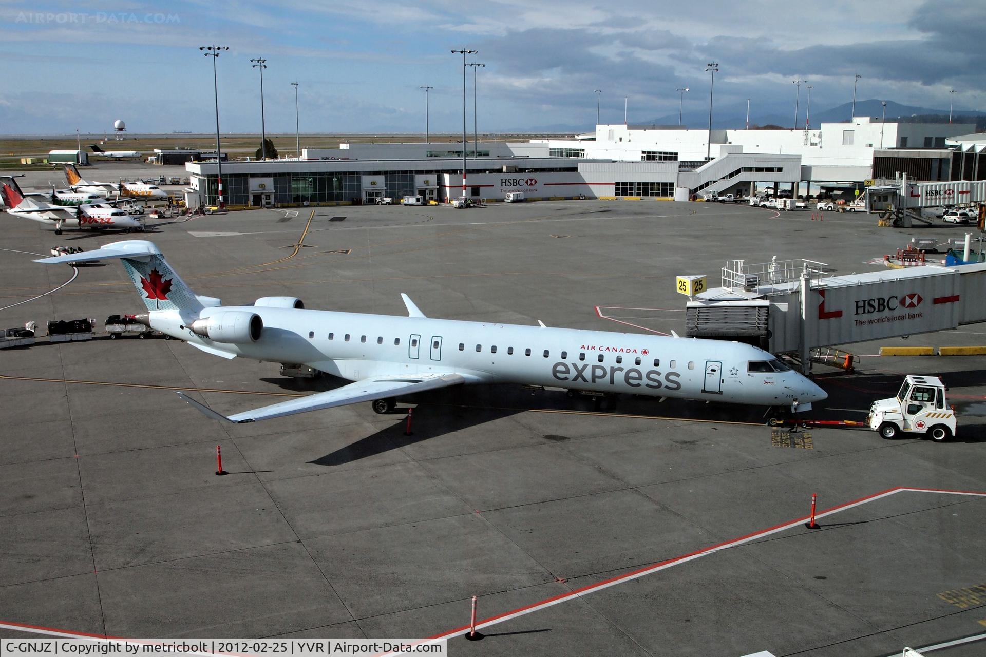 C-GNJZ, 2005 Canadair CRJ-705ER (CL-600-2D15) Regional Jet C/N 15052, Now in Air Canada Express colours