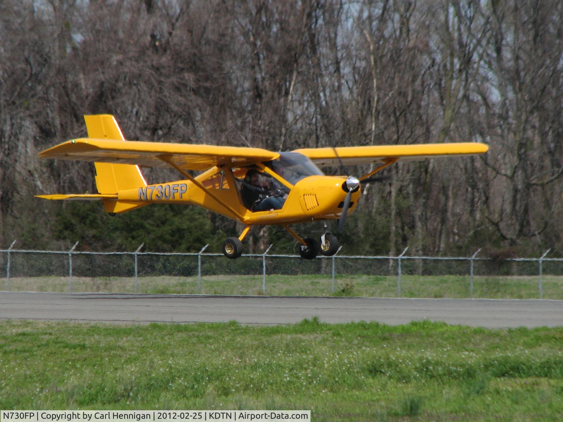 N730FP, Aeroprakt A-22 Valor C/N 288, Landing runway 14
