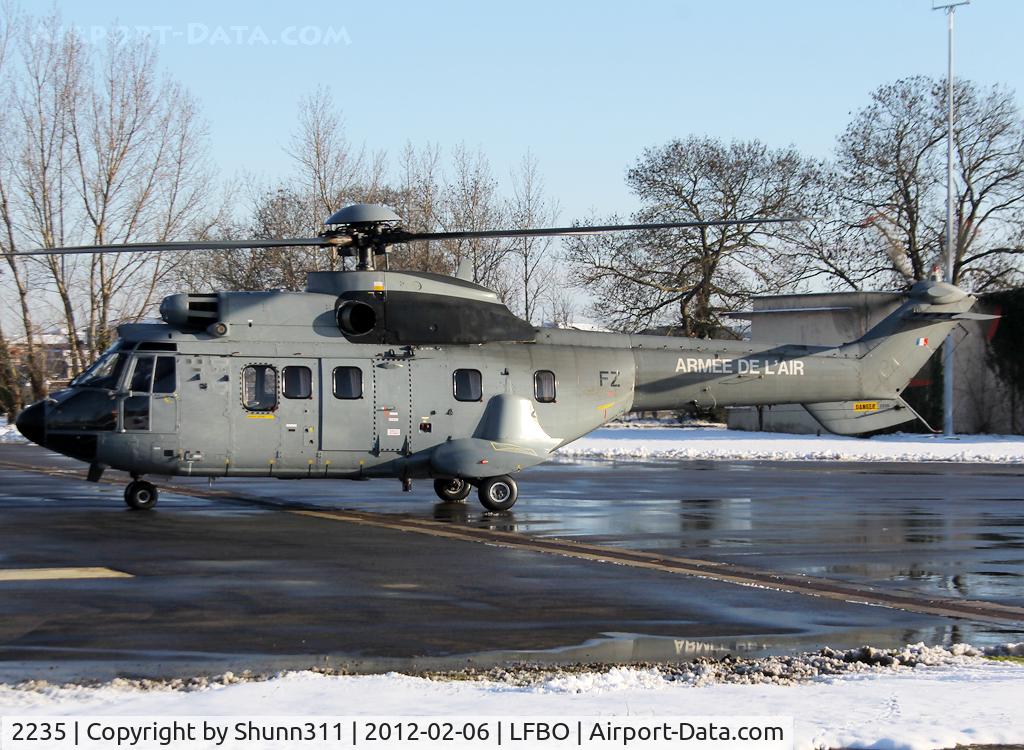 2235, Aérospatiale AS-332L-1 Super Puma Super Puma C/N 2235, Arriving from flight and parked at the military area...