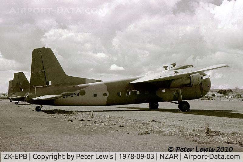 ZK-EPB, Bristol 170 Freighter Mk.31M C/N 12927, Ronald Stewart Dwen, Ardmore