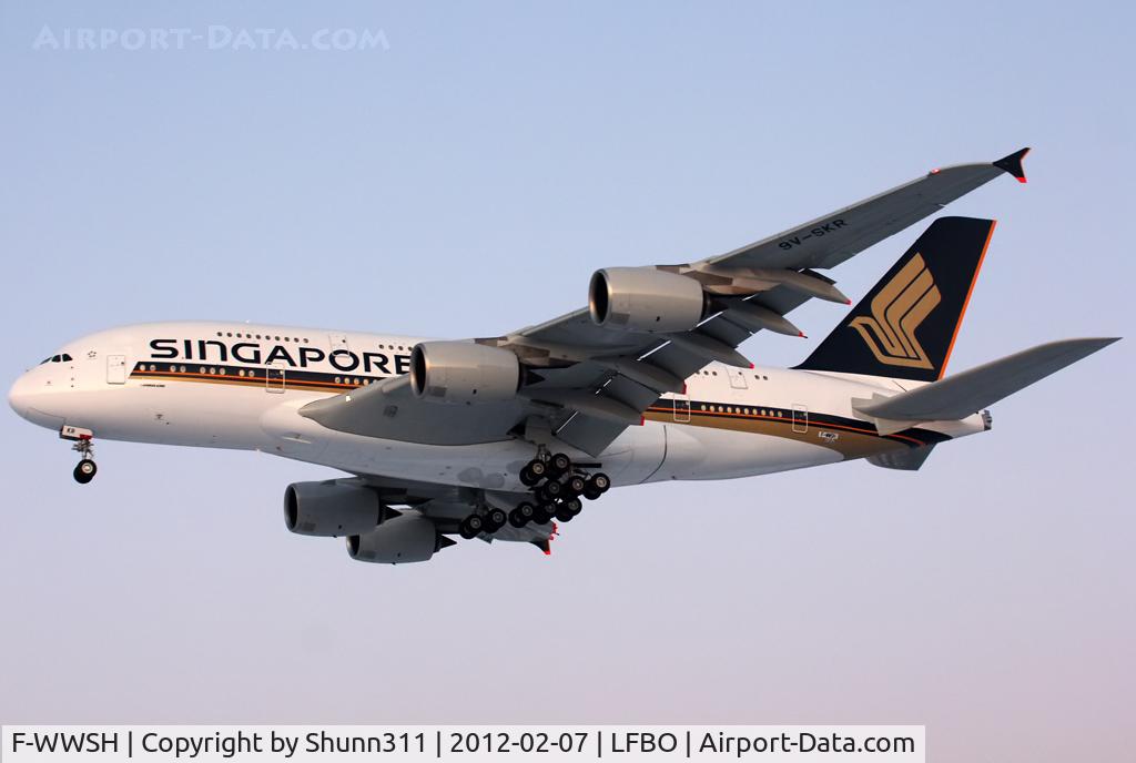 F-WWSH, 2011 Airbus A380-841 C/N 082, C/n 0082 - To be 9V-SKR