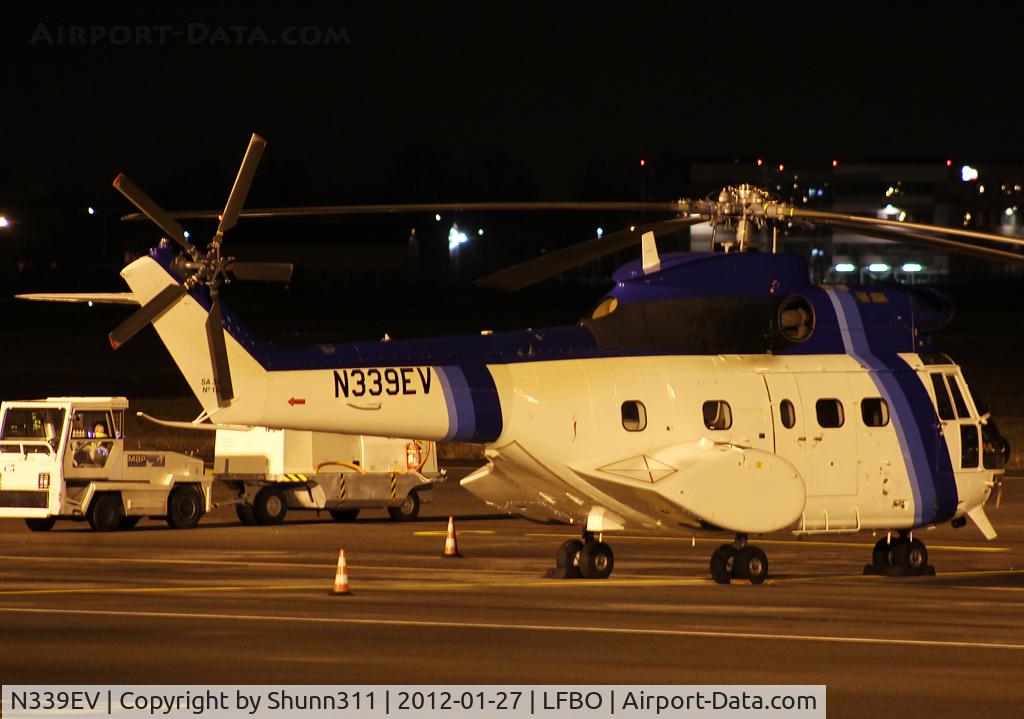 N339EV, Aerospatiale SA-330J Puma C/N 1285, Parked...