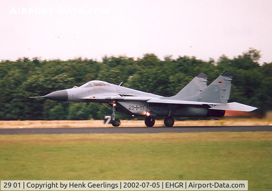 29 01, 1988 Mikoyan-Gurevich MiG-29G C/N 2960525106/3412, Dutch AF Open Day at Gilze Rijen AB - 2002