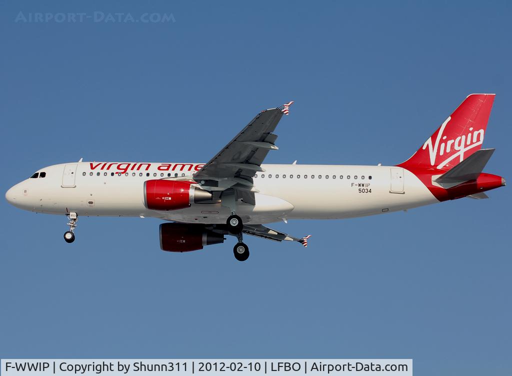 F-WWIP, 2012 Airbus A320-214 C/N 5034, C/n 5034 - To be N853VA