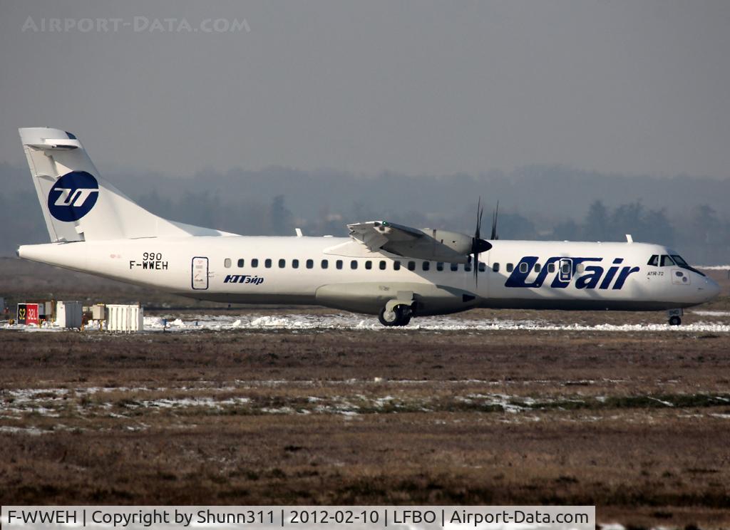 F-WWEH, 2012 ATR 72-500 C/N 990, C/n 990 - To be VQ-BMD